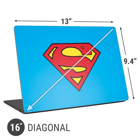 DC Comics Superman Official Logo Universal Laptop 16in (13 x 9.4in) Skin